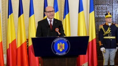 Preşedintele Traian Băsescu susţine, începând cu ora 18:00, ultima sa conferinţă de presă în această calitate