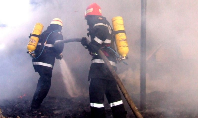 Incendiu în această dimineață în centrul municipiului Târgu Mureș