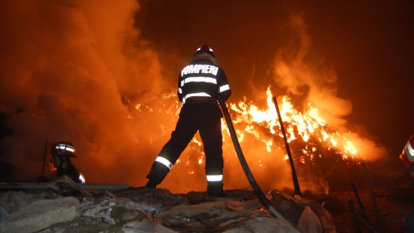 Incendiu cu victime la Sibiu