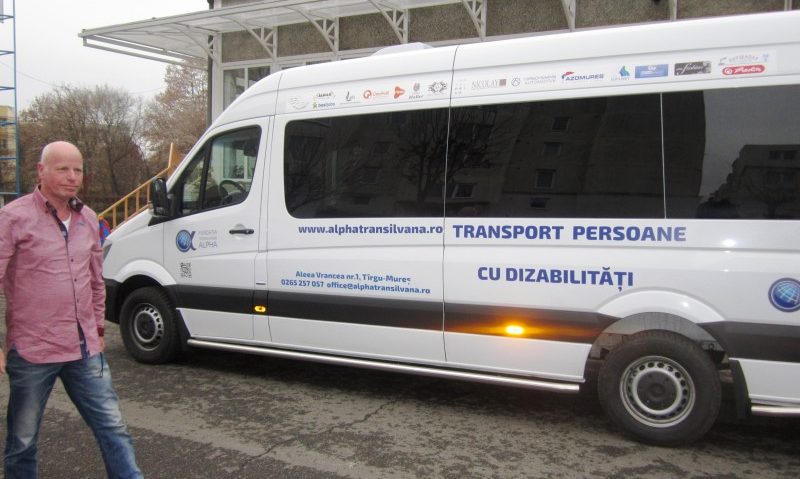 Tîrgu-Mureșul are mașină multifuncțională pentru transportul celor cu handicap