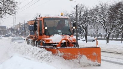 DRDP Braşov a acţionat pentru deszăpezire cu aproape întreg efectivul