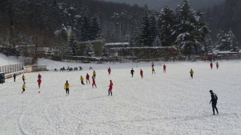 FC Brașov a încheiat cantonamentul din Poiană, cu un meci amical