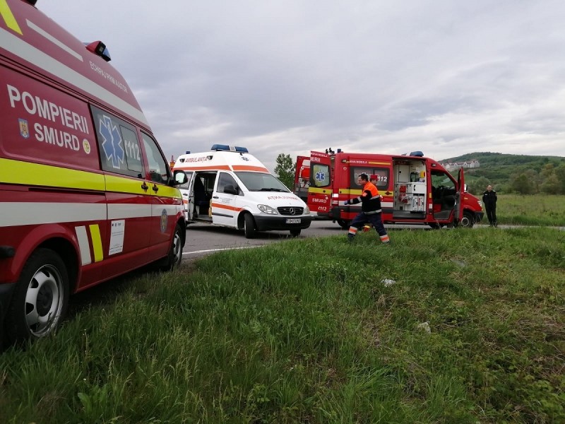 UPDATE: Accident pe DN1, între Avrig şi Bradu