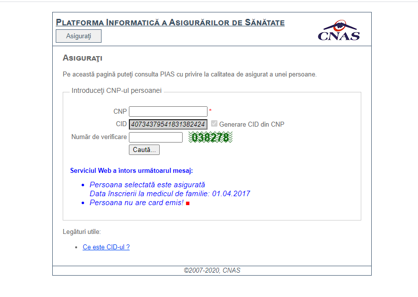 Platforma Informatică a Asigurărilor de Sănătate, indisponibilă joi în intervalul 21,00-24,00