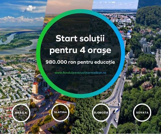 Inițiative comunitare finanțate prin Fondul pentru un viitor mai bun în comunități