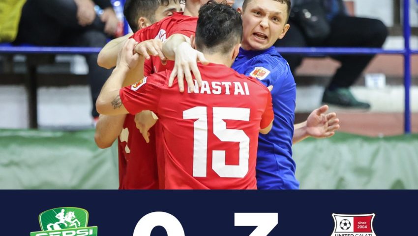 Gălățenii se apropie de lider, la futsal