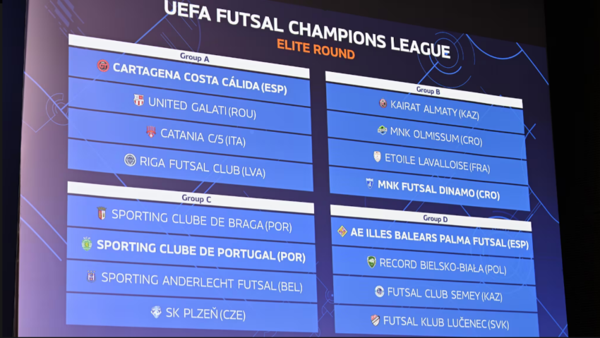 Gălățenii, în grupa A din Elite Round la futsal