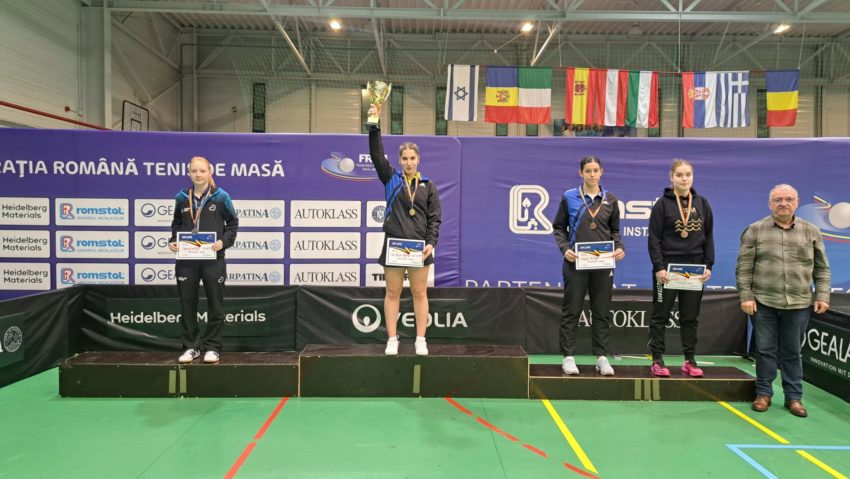 Ludușeanca Téglás Andrea, bronz la Cupa României la tenis de masă