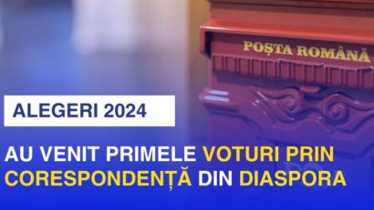 Primele voturi prin corespondenţă ale românilor din diaspora au ajuns în ţară