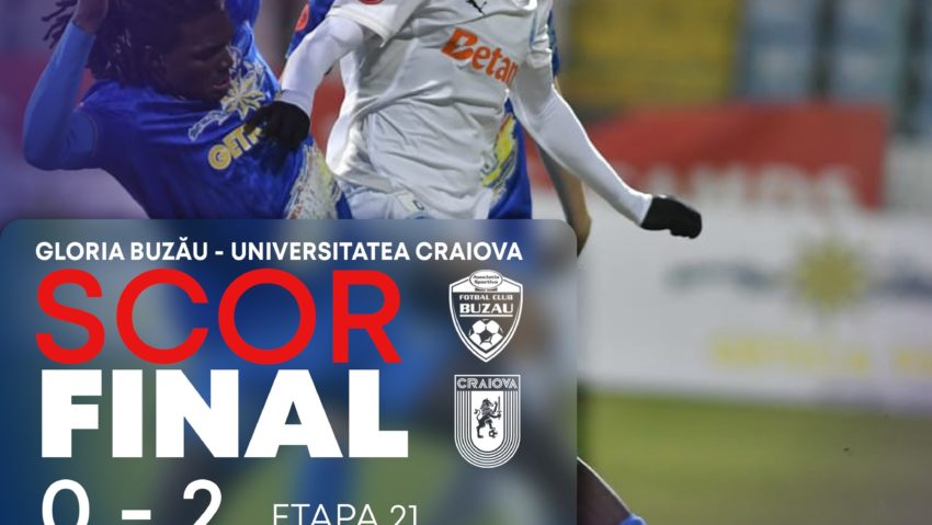 Craiova revine pe podium în SuperLiga de fotbal