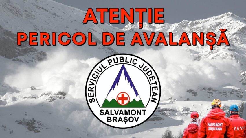 Risc de avalanșă în zona alpină înaltă, la peste 1.800 de metri altitudine