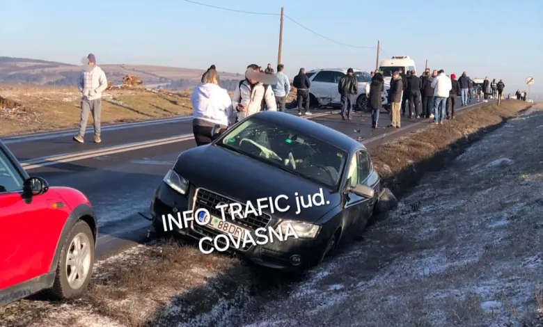 Circulaţie oprită pe DN 11, în judeţul Covasna